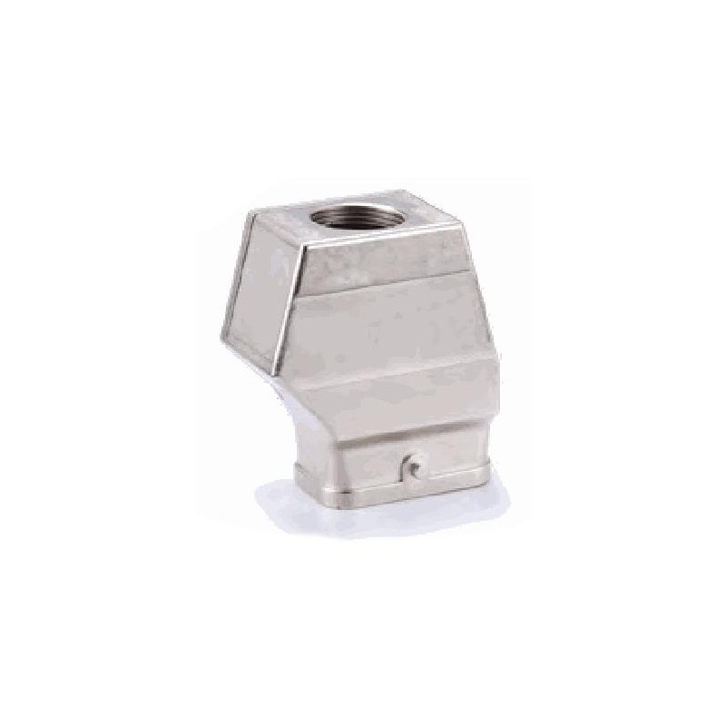 Capot C, Alliage de zinc moulé, acier inoxydable, IP65, Sortie verticale, M25